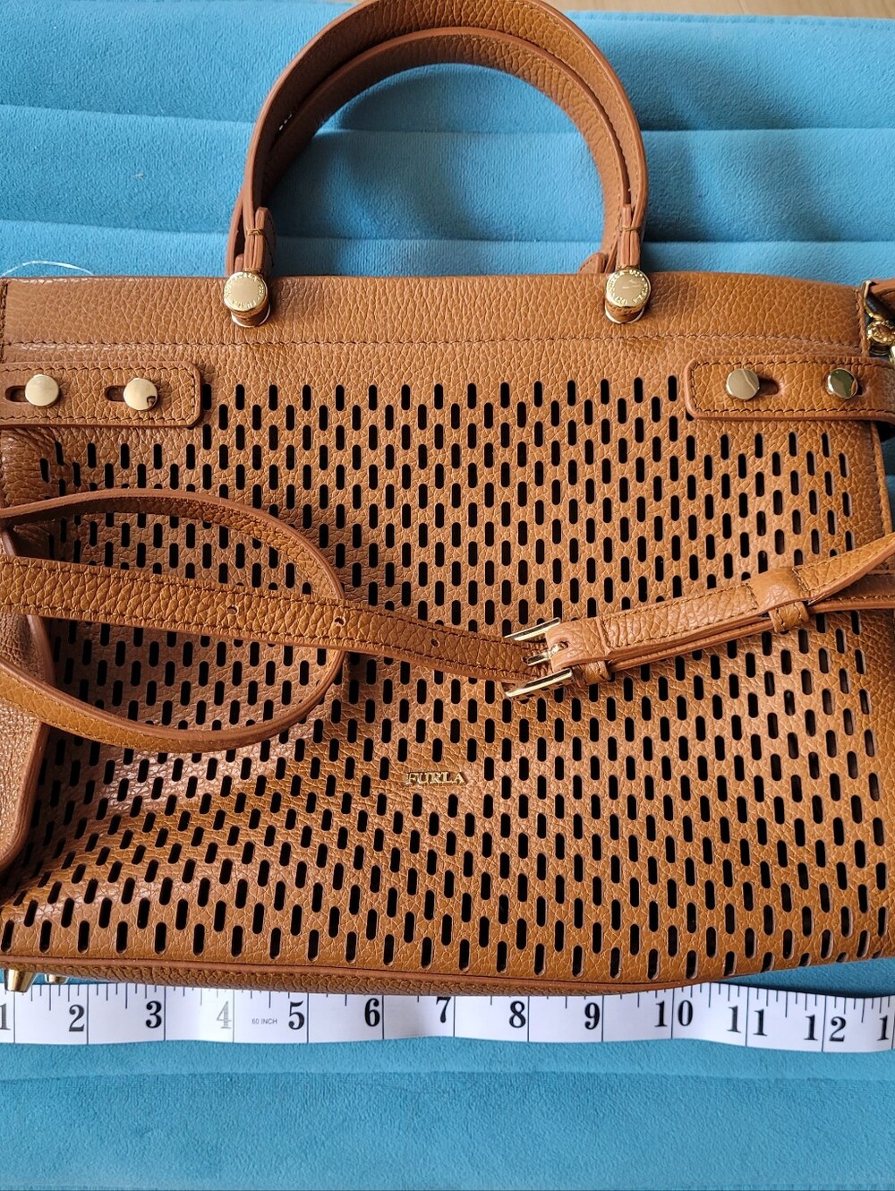 NWOT Furla Lady M Medium Satchel Bag